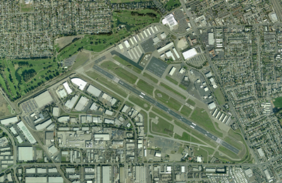 Hayward Hangars at Hayward Executive Airport